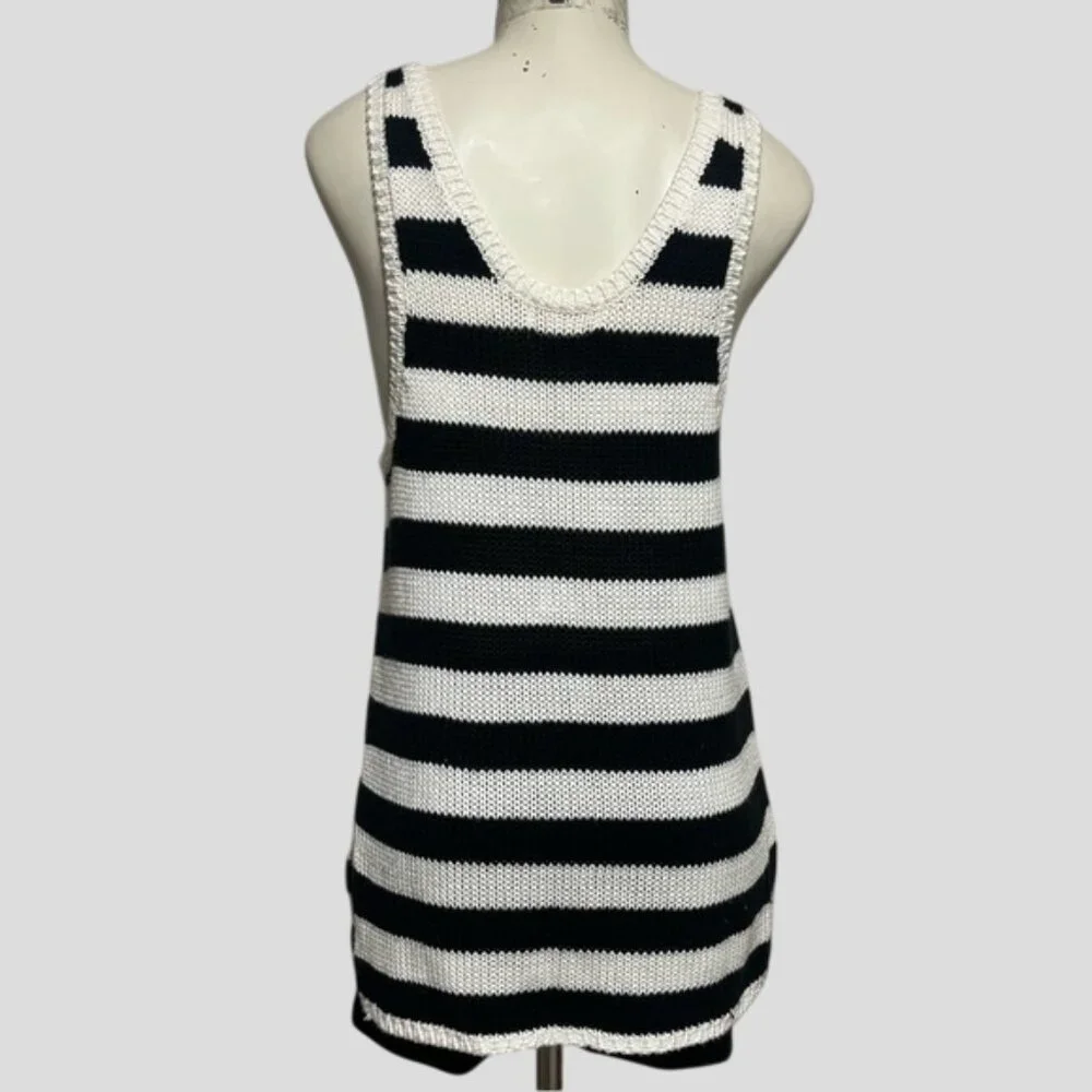 Vintage 1984 Eve Roth Jump Knit Long Tank Top - Picture 2 of 10